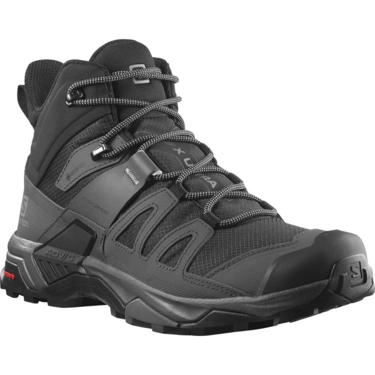 Botas Montaña Salomon X Ultra 4 Mid GTX Hombre Negros | MX FBIK420